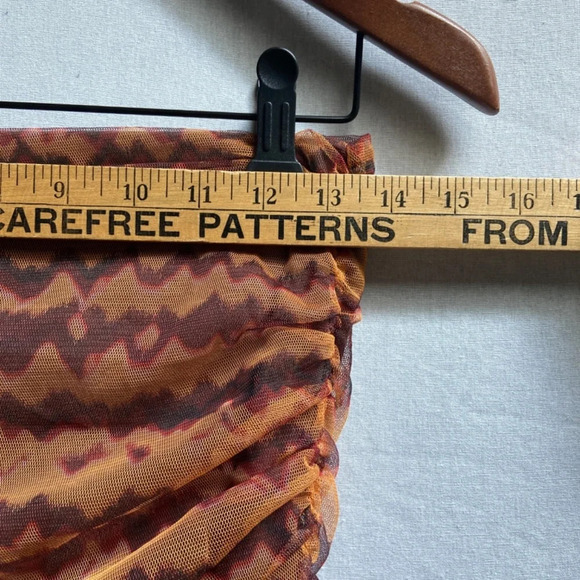 Zara Ruched Tulle Midi Skirt Size  S - Picture 8 of 8